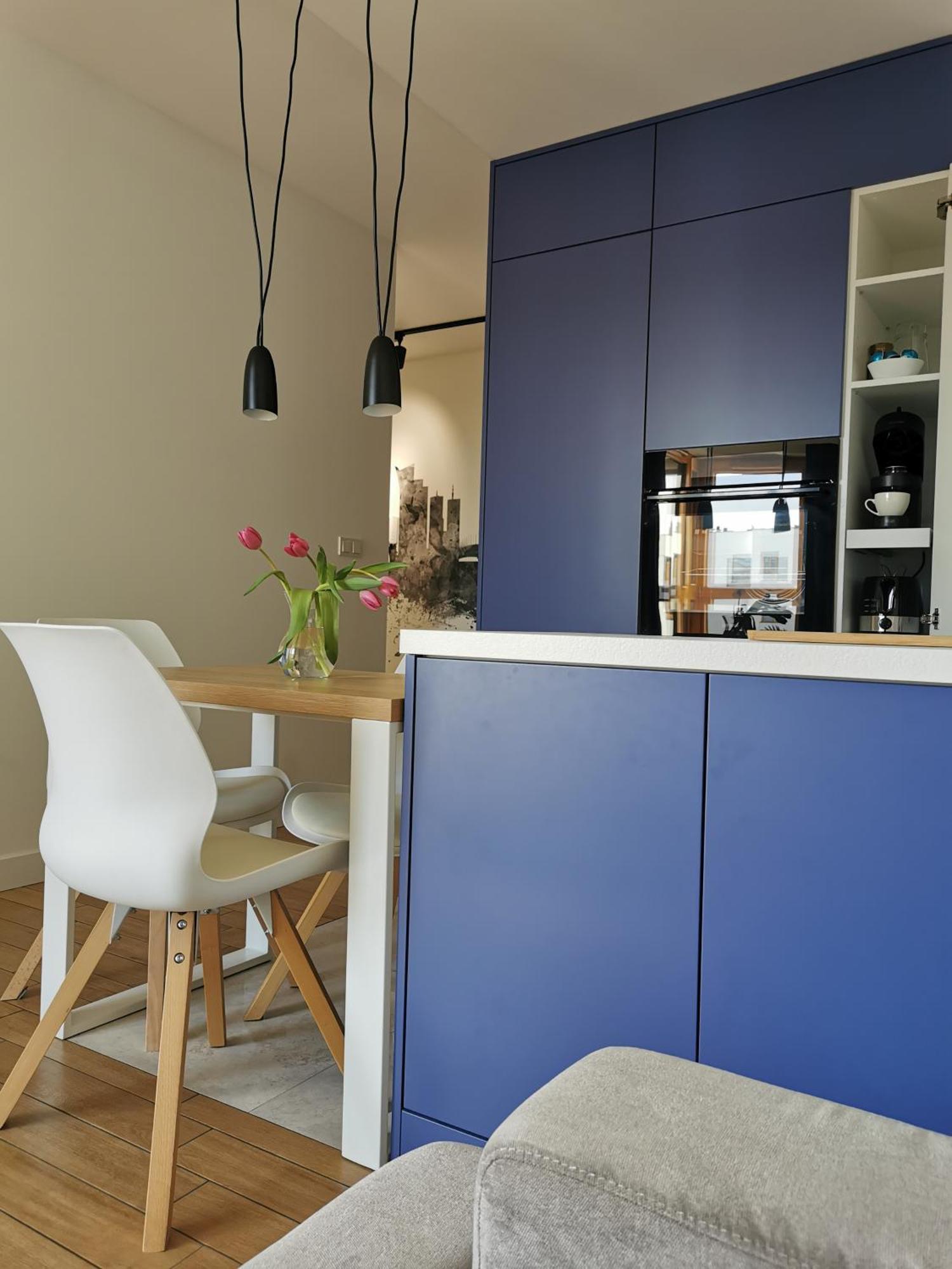 Wola Blue Modern Apartment Varsóvia Exterior foto