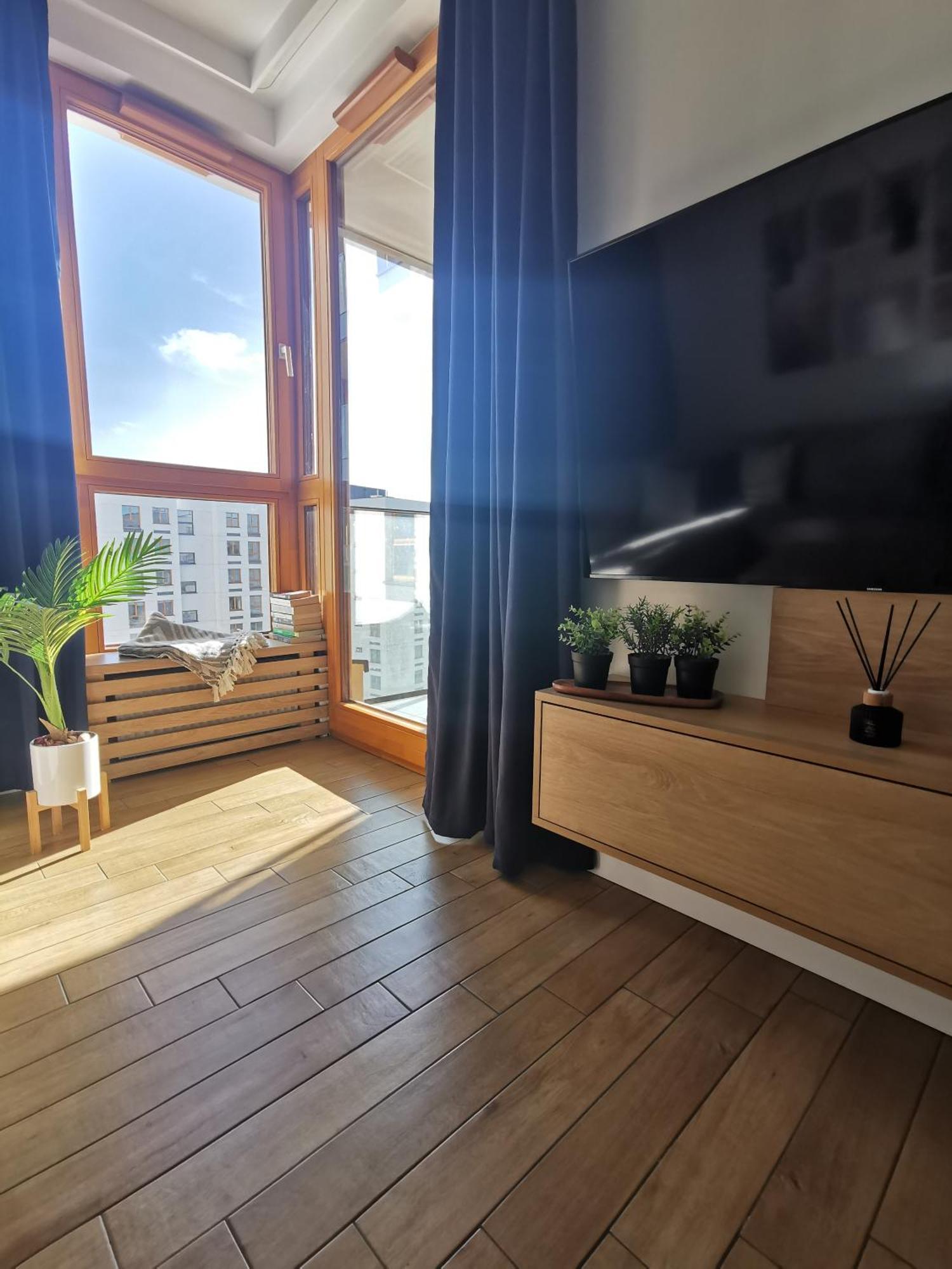 Wola Blue Modern Apartment Varsóvia Exterior foto