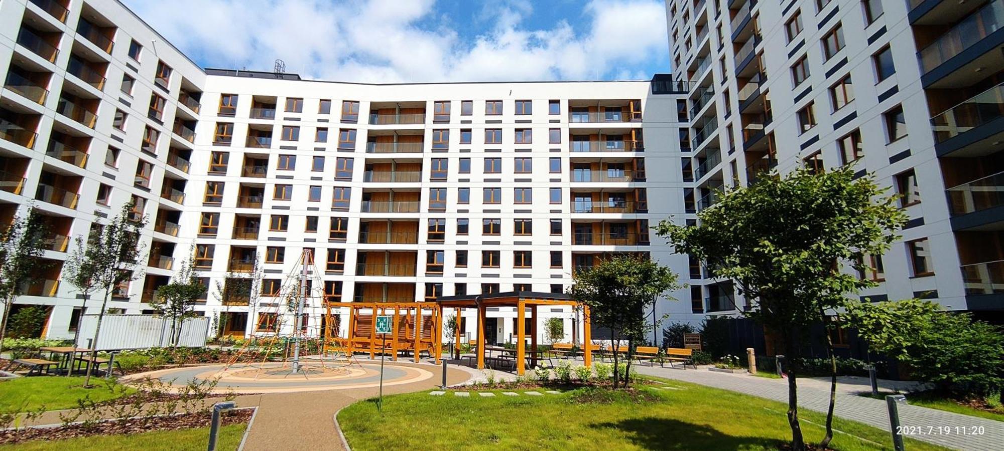 Wola Blue Modern Apartment Varsóvia Exterior foto